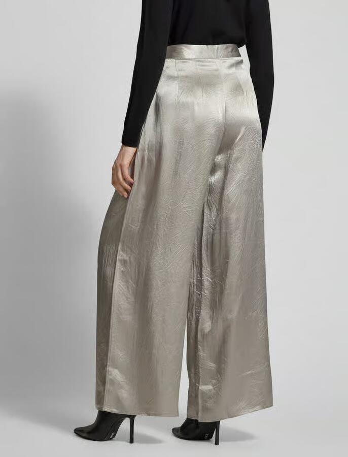 Selected Femme Wide leg stoffen broek in metallic model 'SELENE'