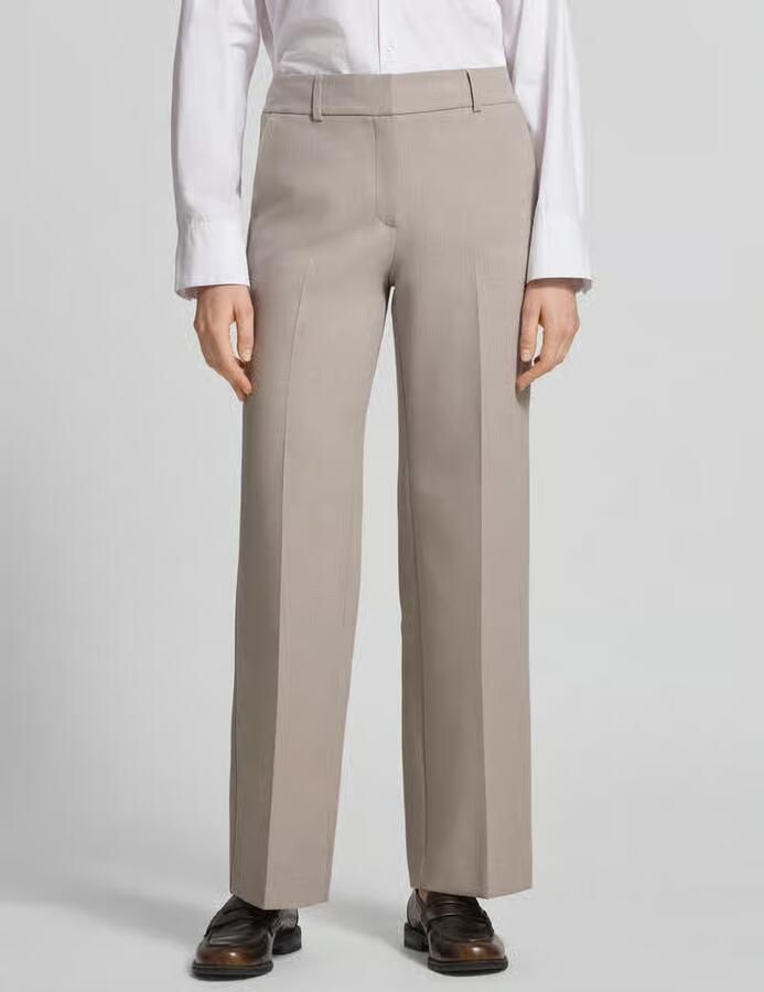Selected Femme Wijde Pijp Tailored Broek Melange Gray Dames - Foto 8