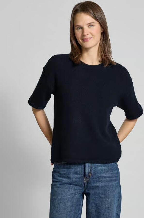 Selected Femme Wollen shirt met ronde hals model 'MALINE-LILIANA' - Foto 3