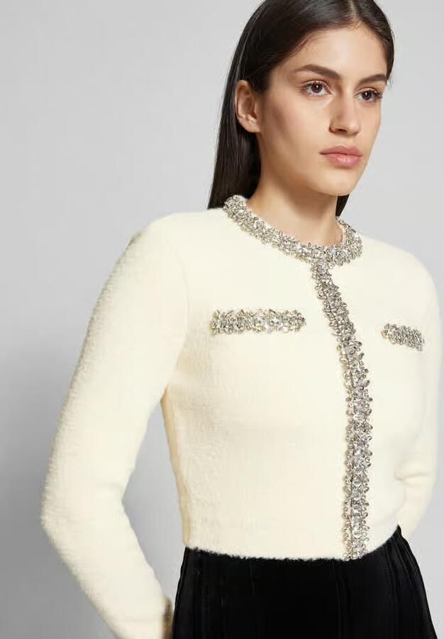 Self-Portrait Blazer met viscose