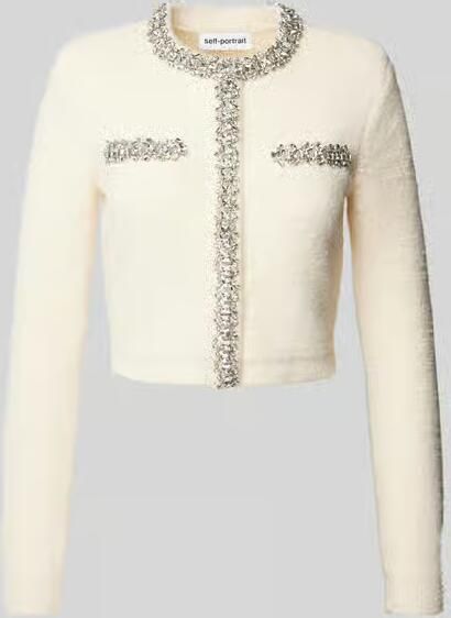 Self-Portrait Blazer met viscose - Foto 2