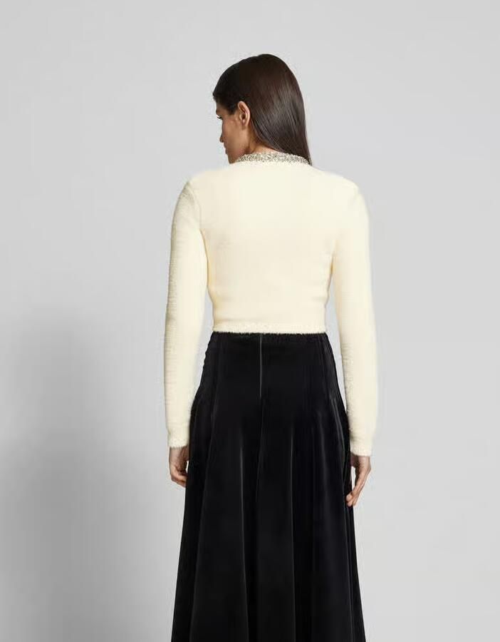 Self-Portrait Blazer met viscose - Foto 3