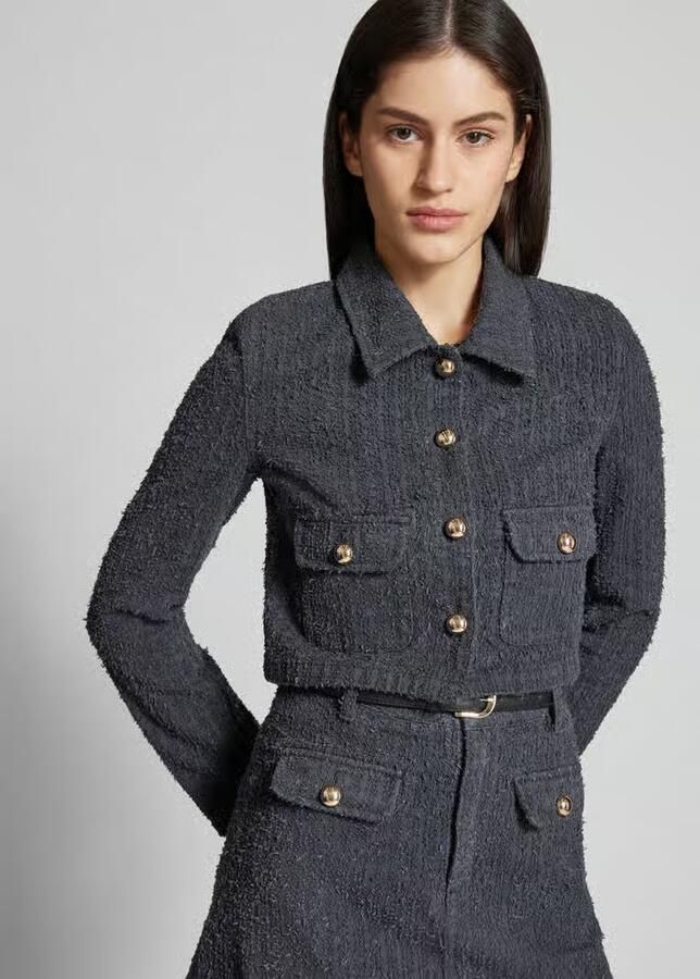Self-Portrait Blazer van puur katoen