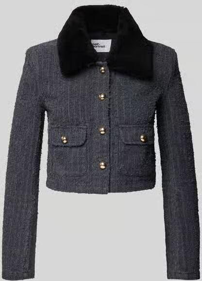 Self-Portrait Blazer van puur katoen - Foto 2
