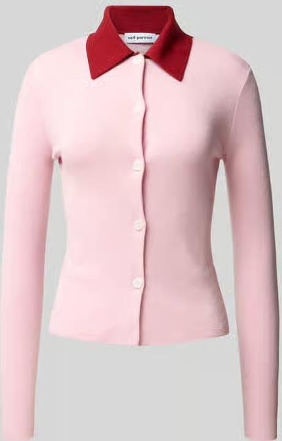 Self-Portrait Blouse in gebreide look - Foto 2