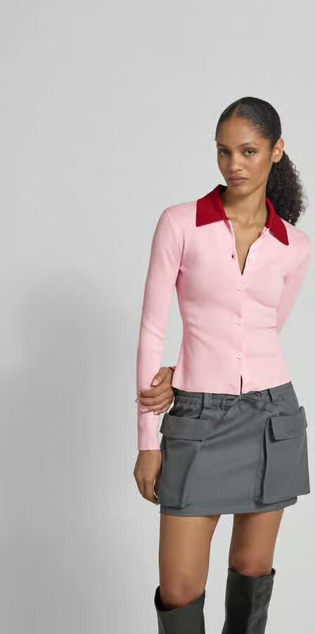 Self-Portrait Blouse in gebreide look - Foto 3