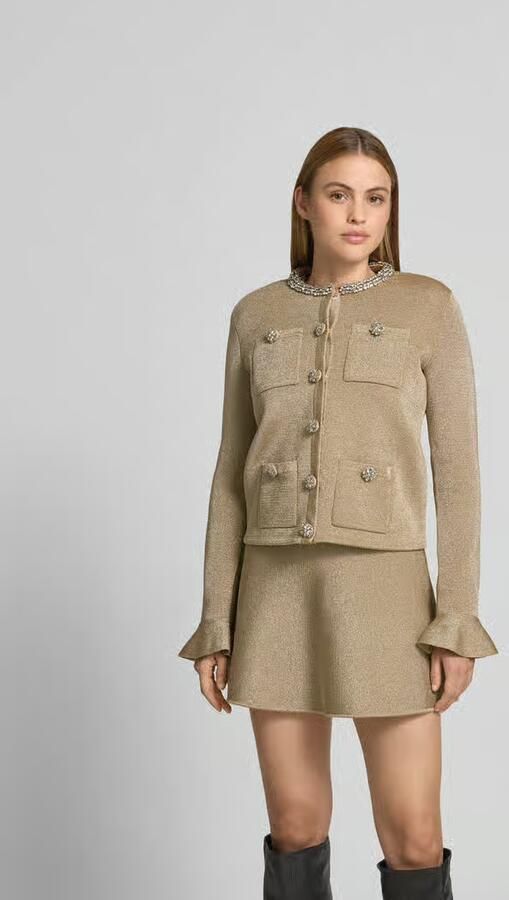 Self-Portrait Cardigan met viscose - Foto 2