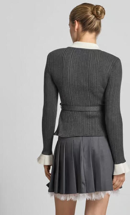 Self-Portrait Cardigan met wol en viscose - Foto 3