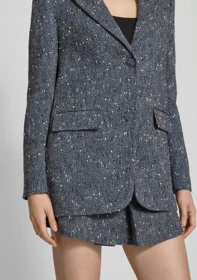 Self-Portrait Lange blazer met wol