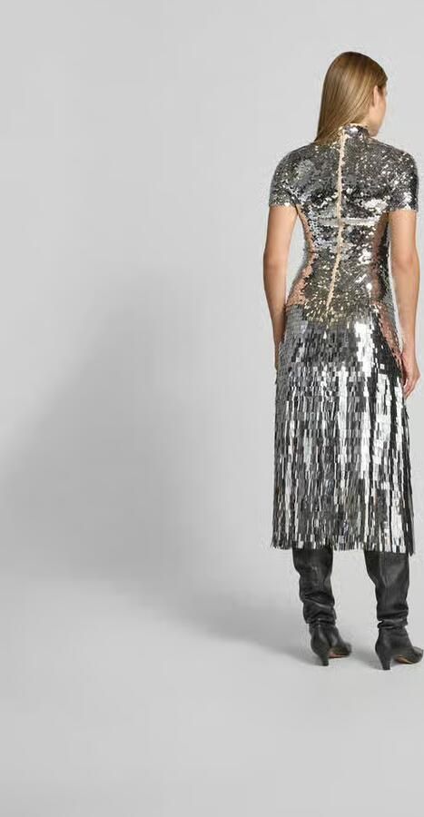 Self-Portrait Maxi-jurk met all-over siergarnering - Foto 2