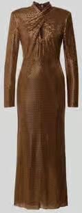 Self-Portrait Maxi-jurk met all-over siersteentjes