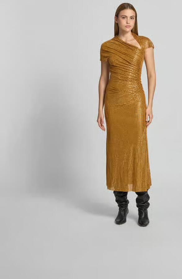 Self-Portrait Maxi-jurk met all-over siersteentjes - Foto 2