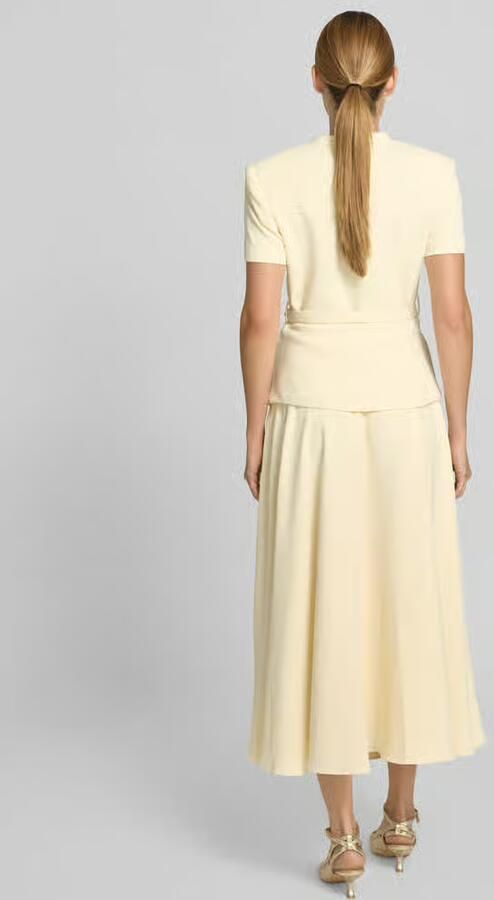 Self-Portrait Maxi-jurk met opstaande kraag