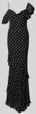 Self-Portrait Maxi-jurk van pure viscose