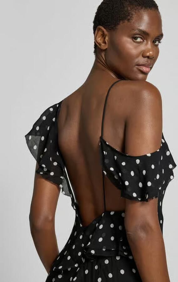 Self-Portrait maxi-jurk van pure viscose