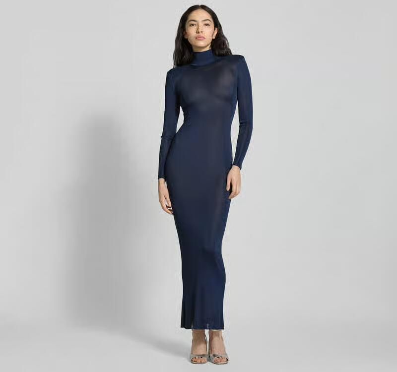Self-Portrait Maxi-jurk van pure viscose - Foto 3