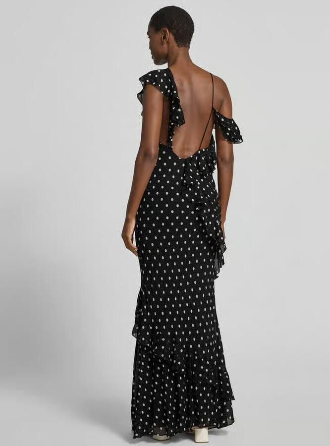 Self-Portrait Maxi-jurk van pure viscose - Foto 3