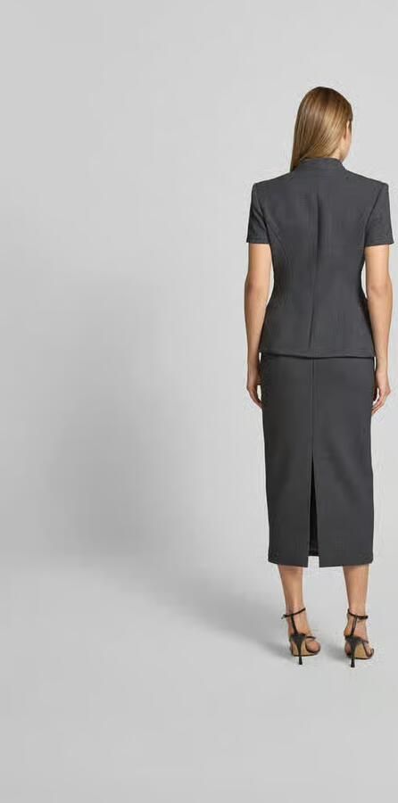 Self-Portrait Midi-jurk met wol - Foto 2