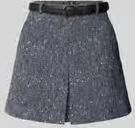 Self-Portrait Minirok met viscose