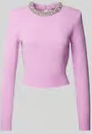 Self-Portrait Pullover met wolgehalte