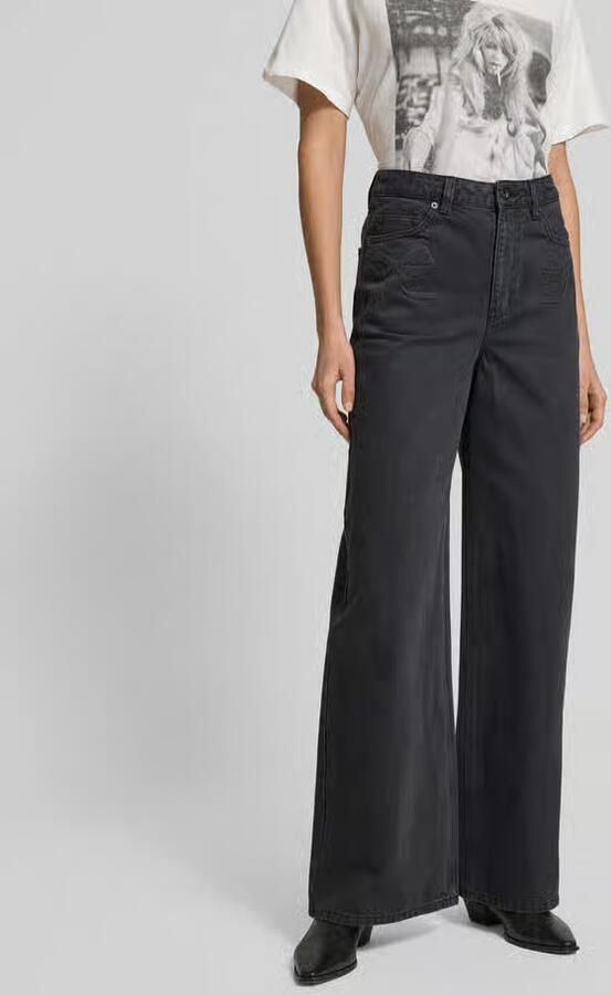 Self-Portrait Straight fit jeans van puur katoen - Foto 3