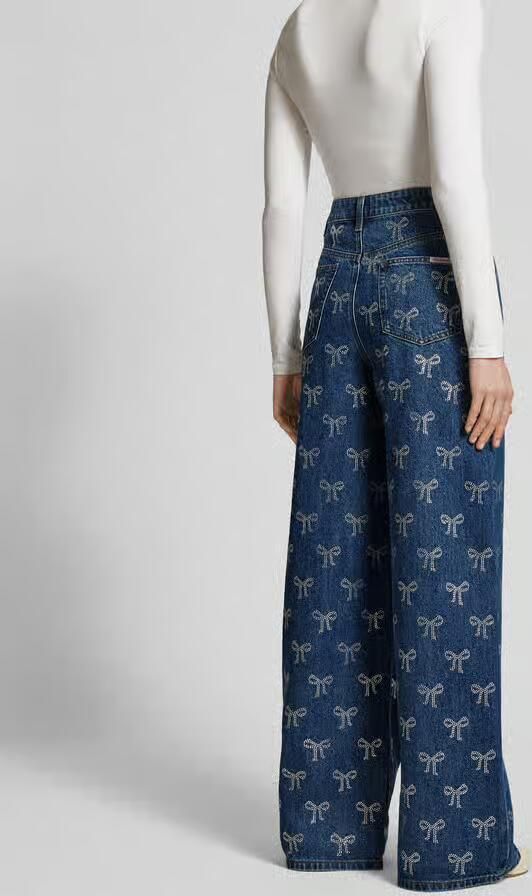 Self-Portrait Straight fit jeans van puur katoen - Foto 3