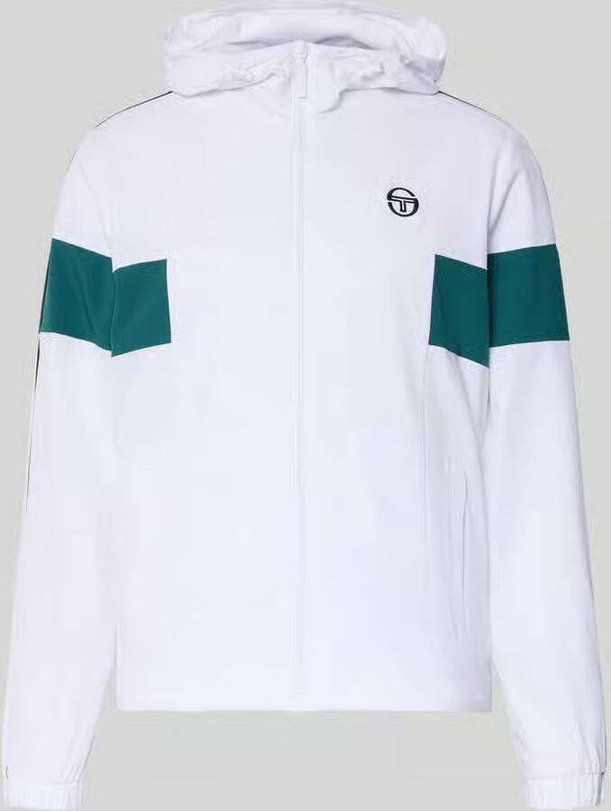 Sergio Tacchini regular fit jack met gestikt logo model 'Caspio' - Foto 2