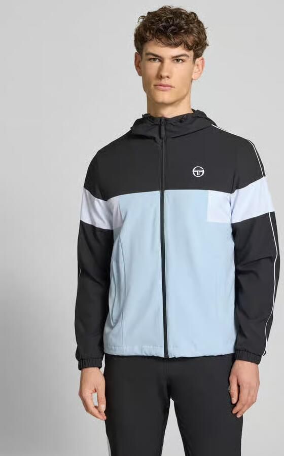 Sergio Tacchini regular fit jack met gestikt logo model 'Caspio' - Foto 4