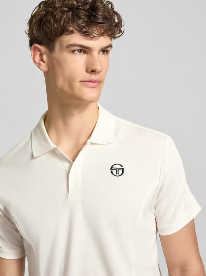 Sergio Tacchini regular fit poloshirt met logo-stitching model 'EGEO'