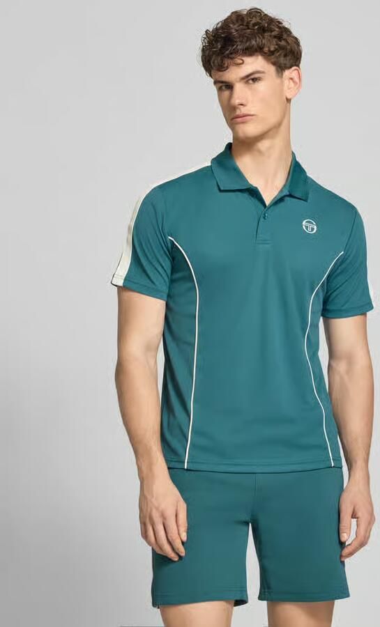Sergio Tacchini regular fit poloshirt met logo-stitching model 'EGEO' - Foto 3