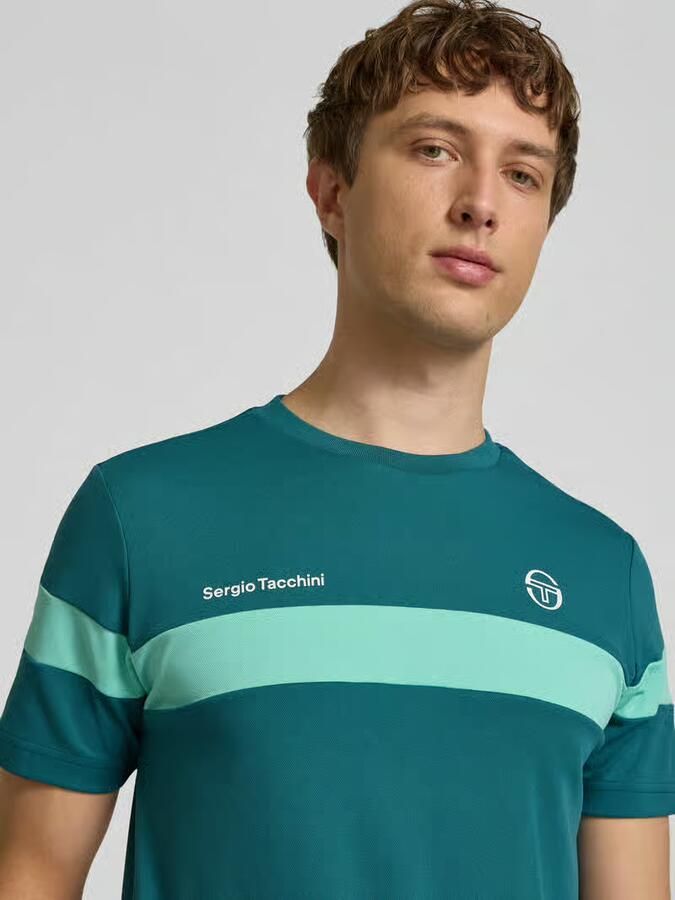 Sergio Tacchini regular fit T-shirt met logoprint model 'Leone'