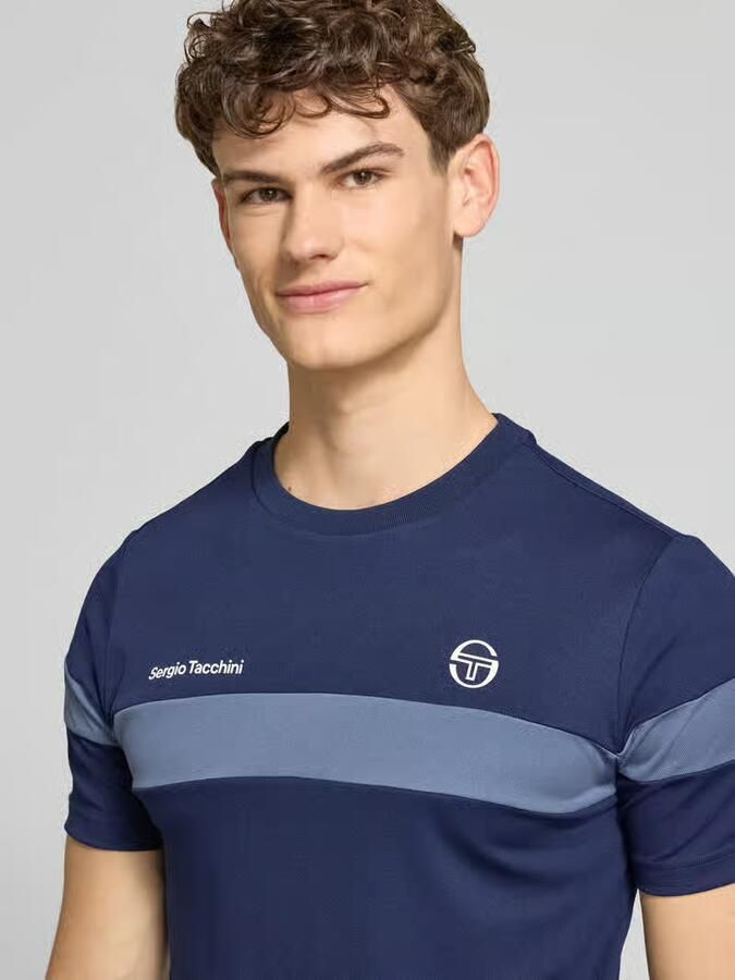 Sergio Tacchini regular fit T-shirt met logoprint model 'Leone'
