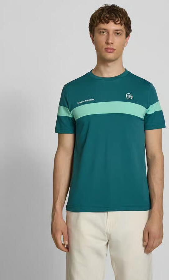 Sergio Tacchini regular fit T-shirt met logoprint model 'Leone' - Foto 4