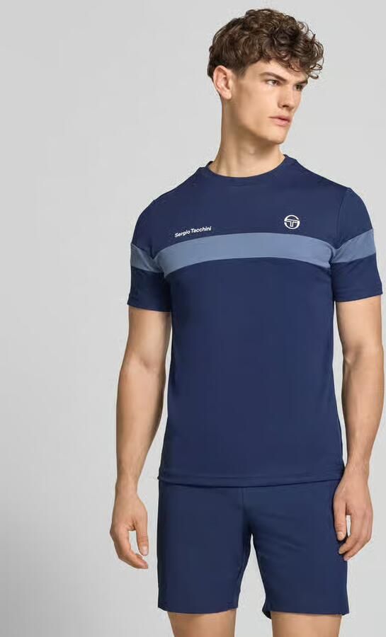 Sergio Tacchini regular fit T-shirt met logoprint model 'Leone' - Foto 3