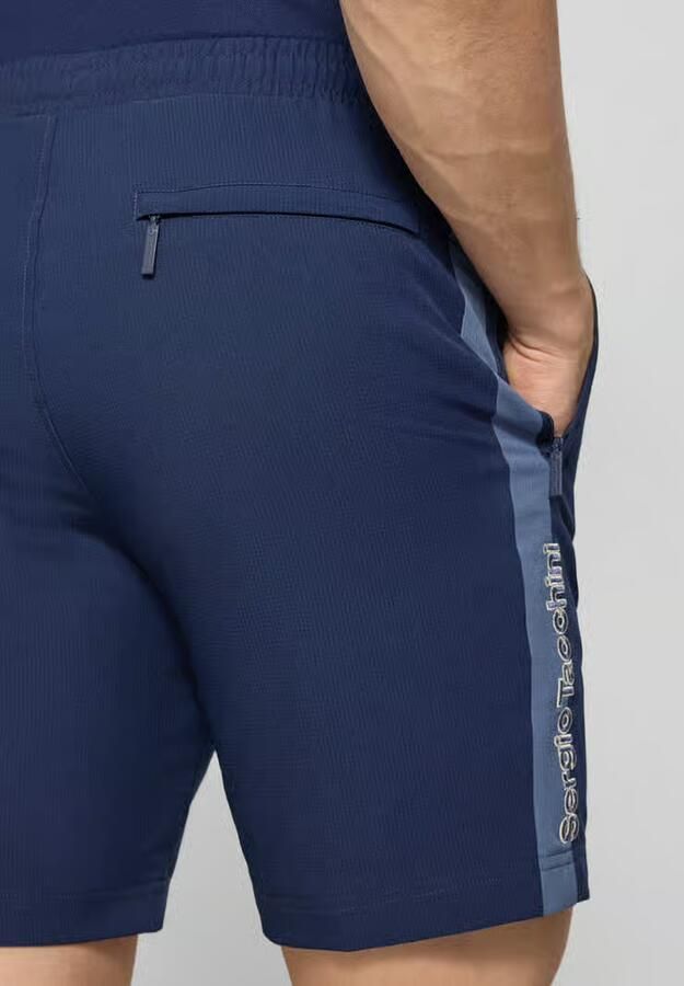 Sergio Tacchini Shorts met logoprint model 'GOCCIA'