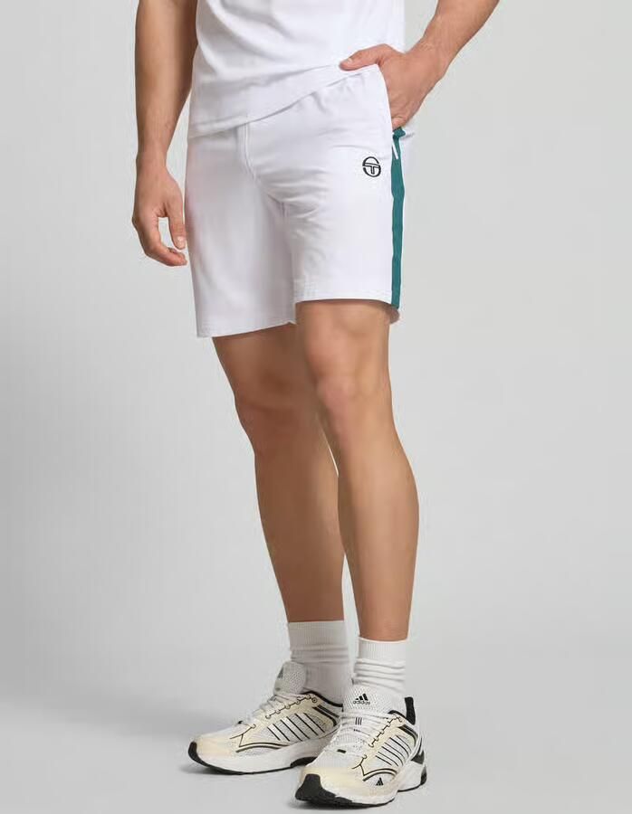Sergio Tacchini Shorts met logoprint model 'GOCCIA' - Foto 3