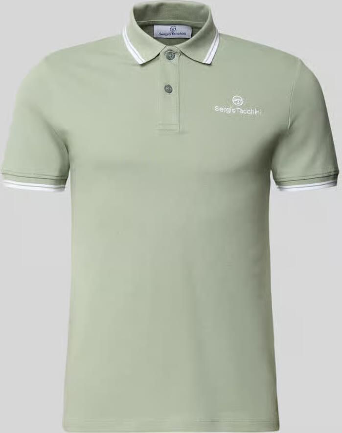 Sergio Tacchini slim fit poloshirt met gestikt logo model 'Reed' - Foto 2