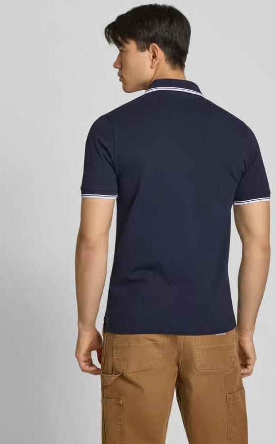 Sergio Tacchini slim fit poloshirt met gestikt logo model 'Reed' - Foto 2