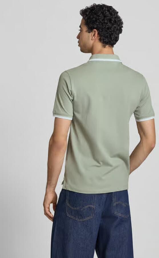 Sergio Tacchini slim fit poloshirt met gestikt logo model 'Reed' - Foto 2