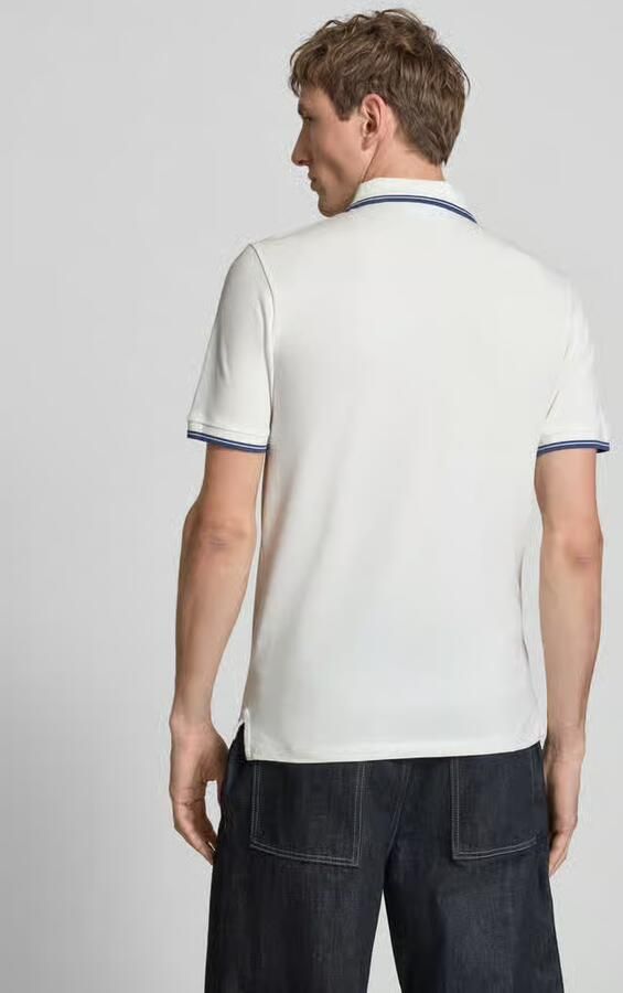 Sergio Tacchini slim fit poloshirt met gestikt logo model 'Reed' - Foto 2