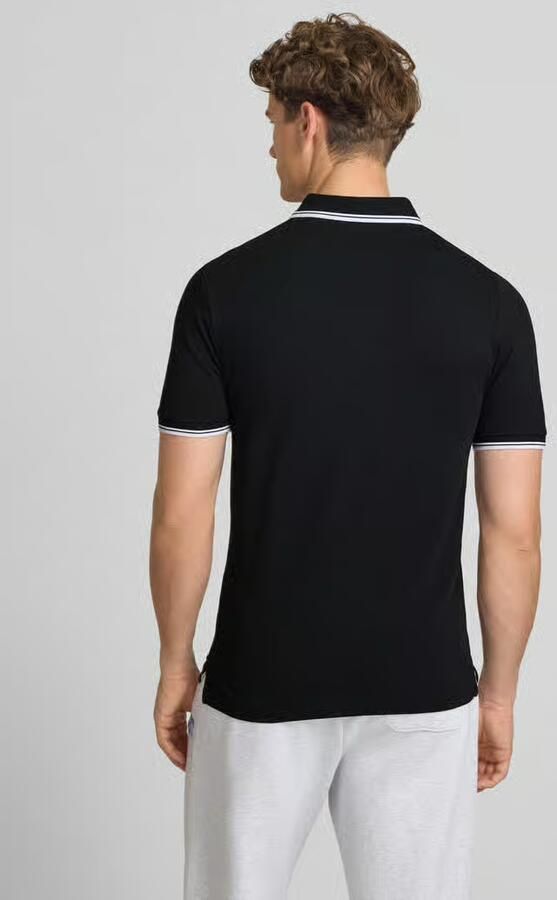 Sergio Tacchini slim fit poloshirt met gestikt logo model 'Reed' - Foto 2