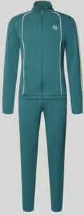 Sergio Tacchini slim fit trainingspak met logostitching model 'Egeo'