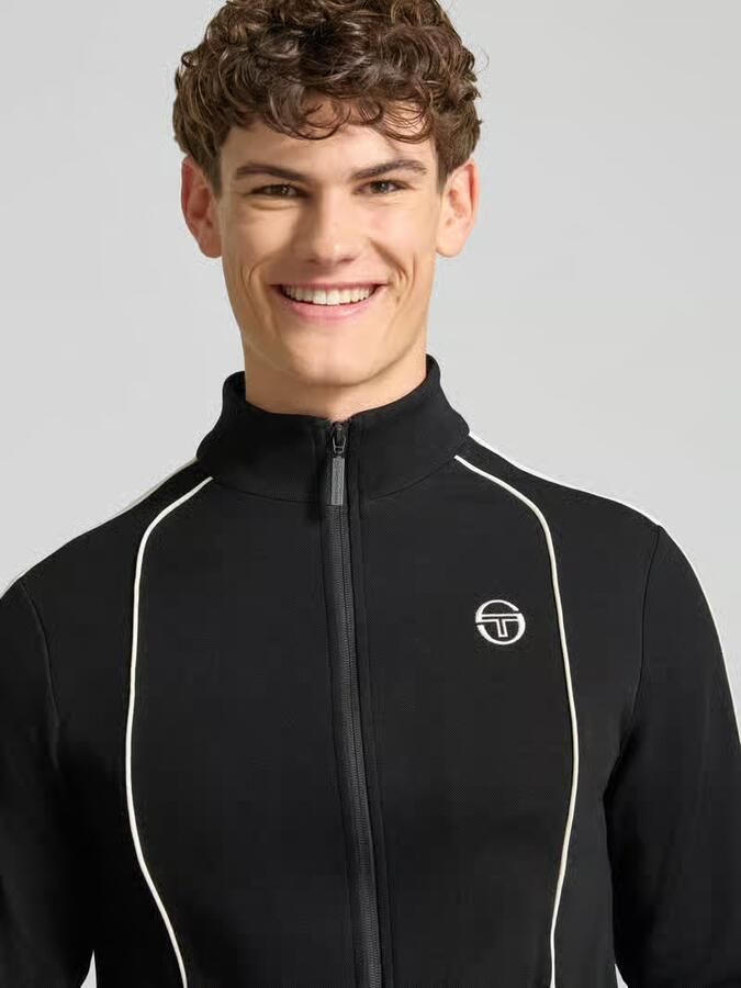 Sergio Tacchini slim fit trainingspak met logostitching model 'Egeo'