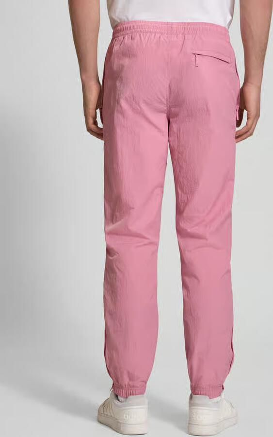 Sergio Tacchini Straight fit stoffen broek met logo-stitching model 'Nayla' - Foto 3