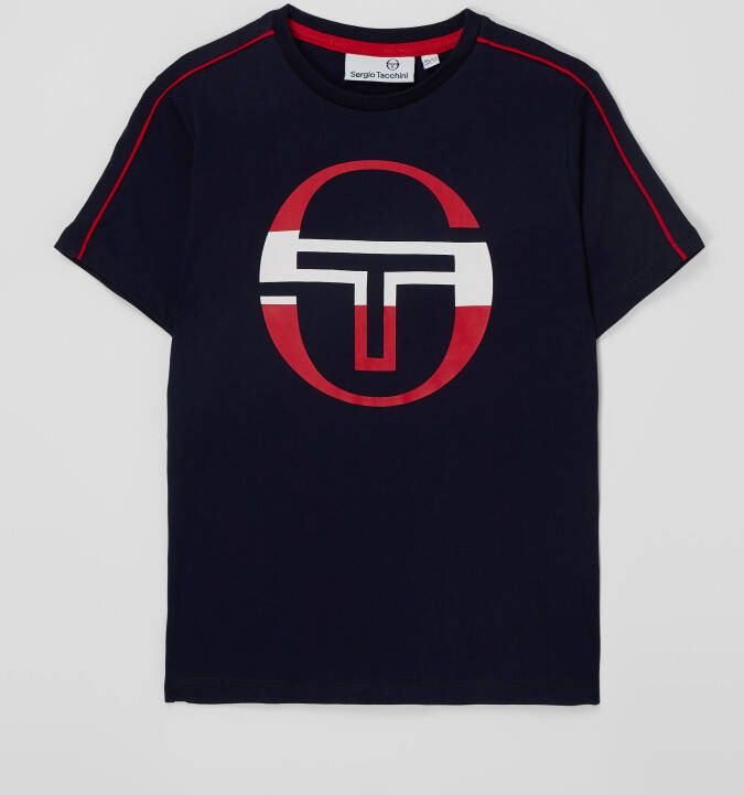 Sergio Tacchini T-shirt met logoprint model 'Death'