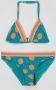 Shiwi triangel bikini Lily groen oranje Meisjes Gerecycled polyester (duurzaam) 104 - Thumbnail 2