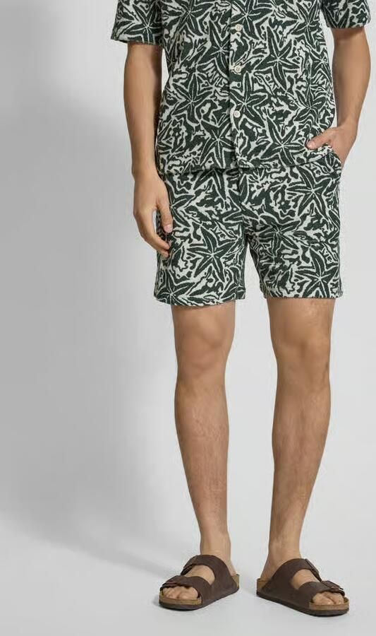 Shiwi Korte regular fit broek met tunnelkoord model 'Tony' - Foto 2