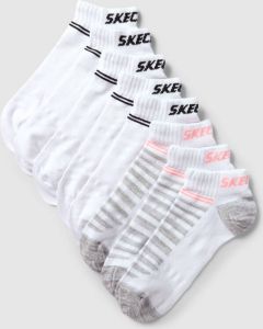Skechers Sneakersokken met labeldetails in een set van 8 paar