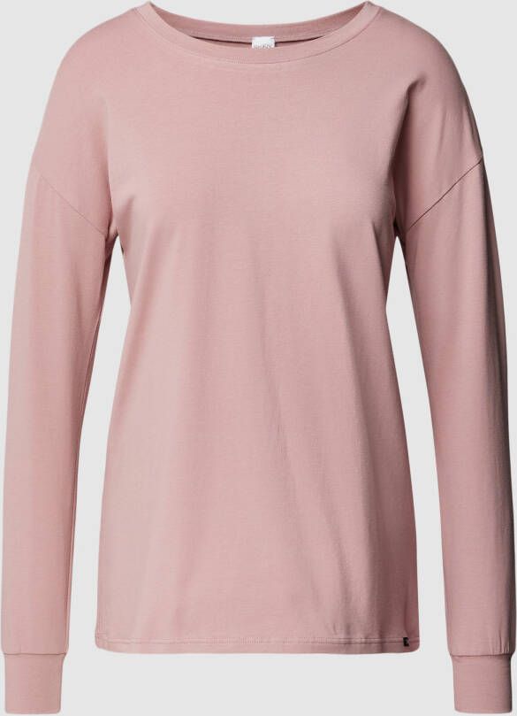 SKINY Shirt met lange mouwen en labelpatch model 'Every Night'