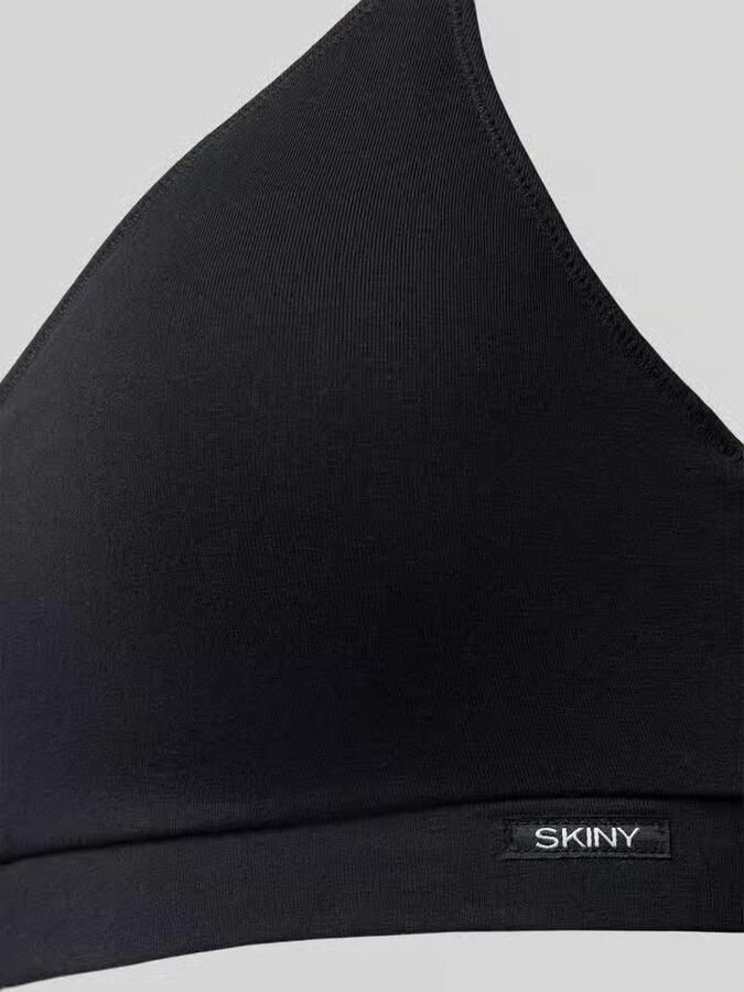 Skiny Soft-bh Cotton Essentials uitneembare pads zacht gewatteerd katoenmix - Foto 4